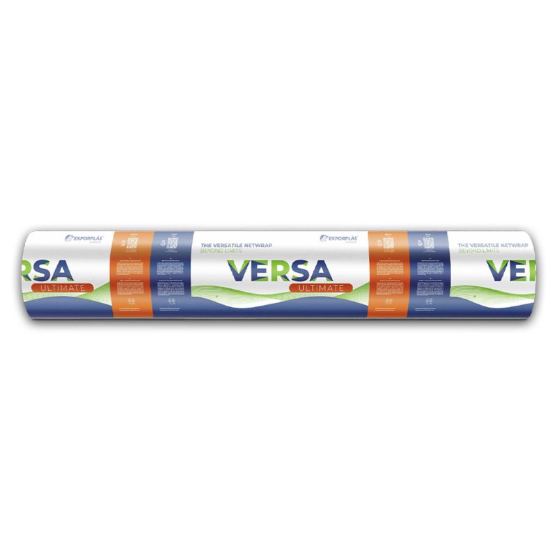 Rete Per Rotoballe In HDPE 1,23m X 3000m – Resistenza 290kg, Leggera E Facile Da Usare – Per Imballaggio Agricolo Professionale